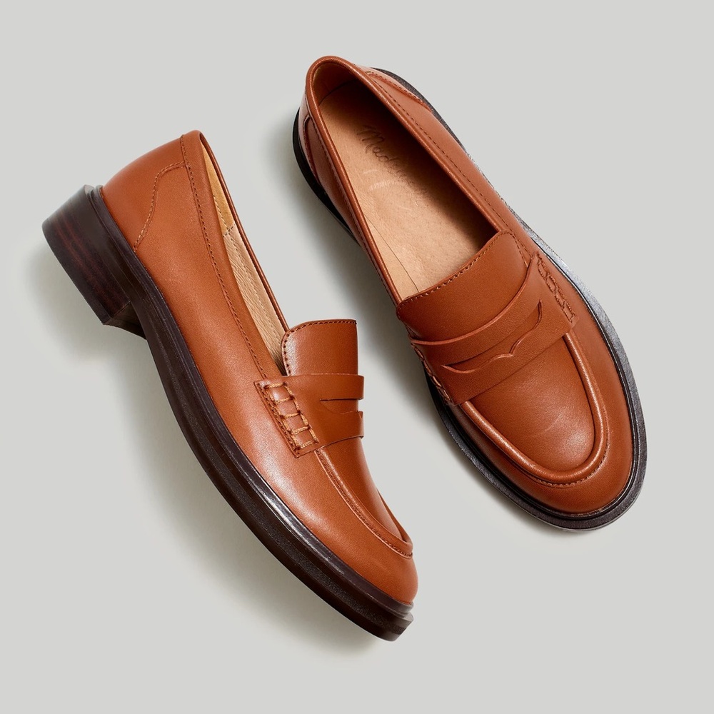 Madewell Vernon Loafer in Dried Maple